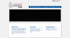 Desktop Screenshot of certificadodigital.secovi.com.br