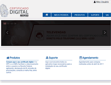 Tablet Screenshot of certificadodigital.secovi.com.br